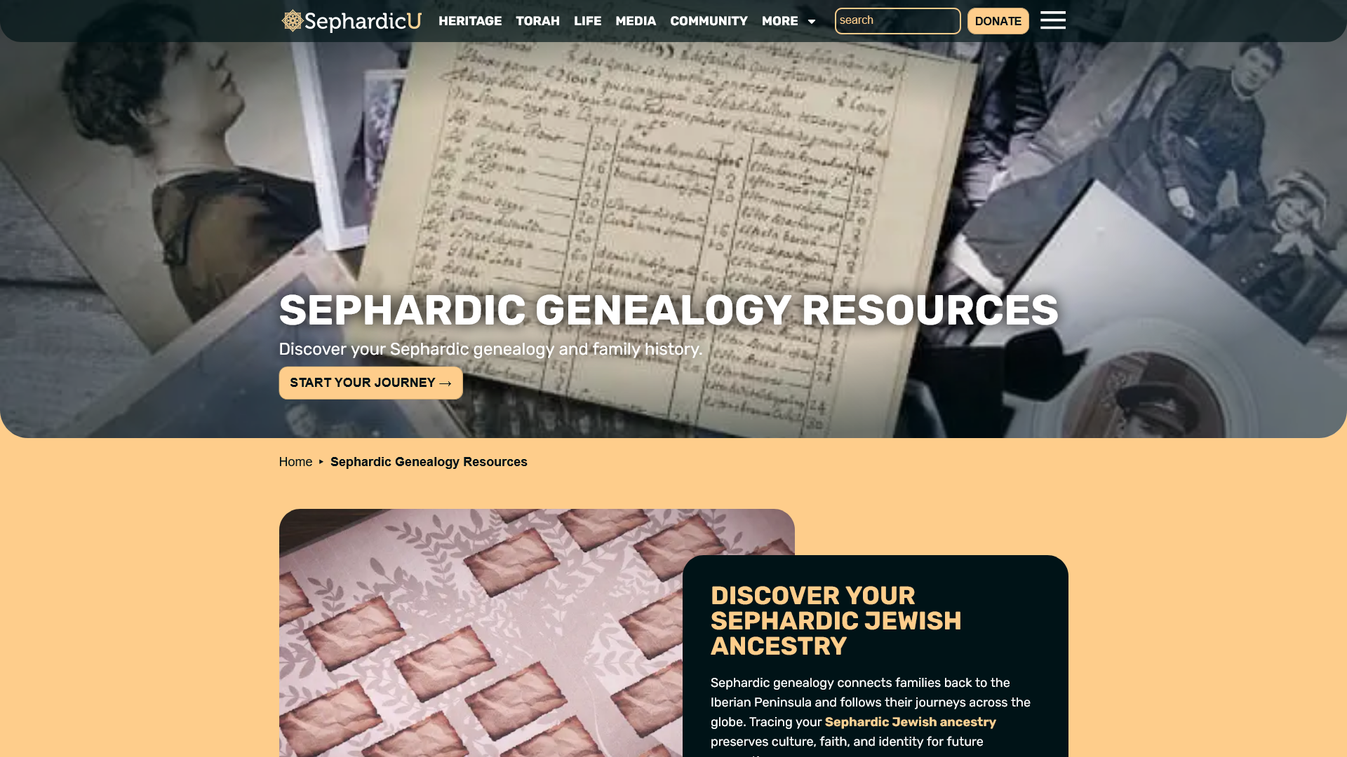 Sephardic Genealogy Resources | Sephardic U