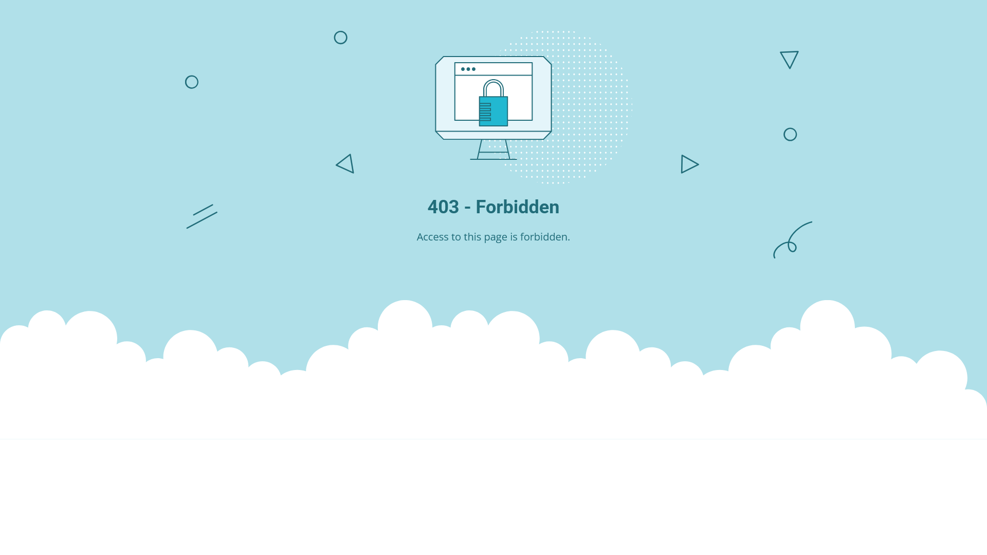 403 - Forbidden