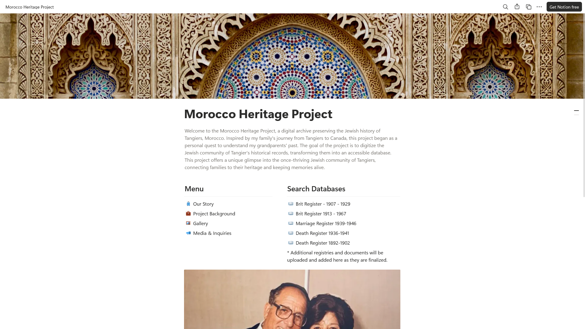 Morocco Heritage Project