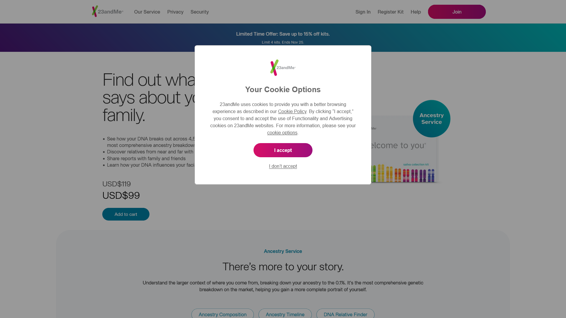 DNA Genetic Testing For Ancestry & Traits - 23andMe International