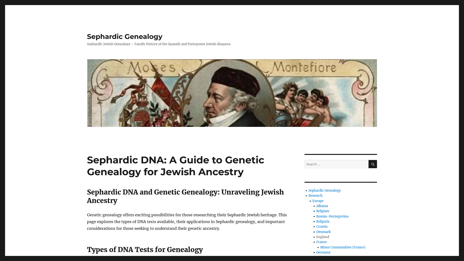 Sephardic DNA: A Guide to Genetic Genealogy for Jewish Ancestry – Sephardic Genealogy