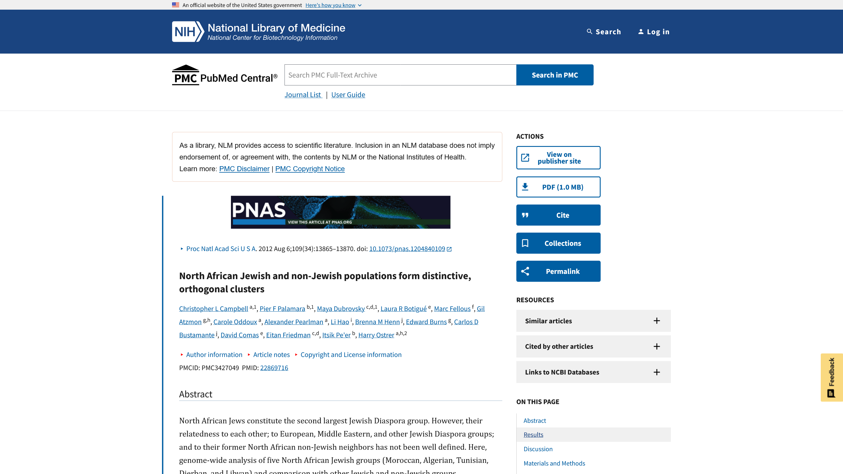 North African Jewish and non-Jewish populations form distinctive, orthogonal clusters - PMC