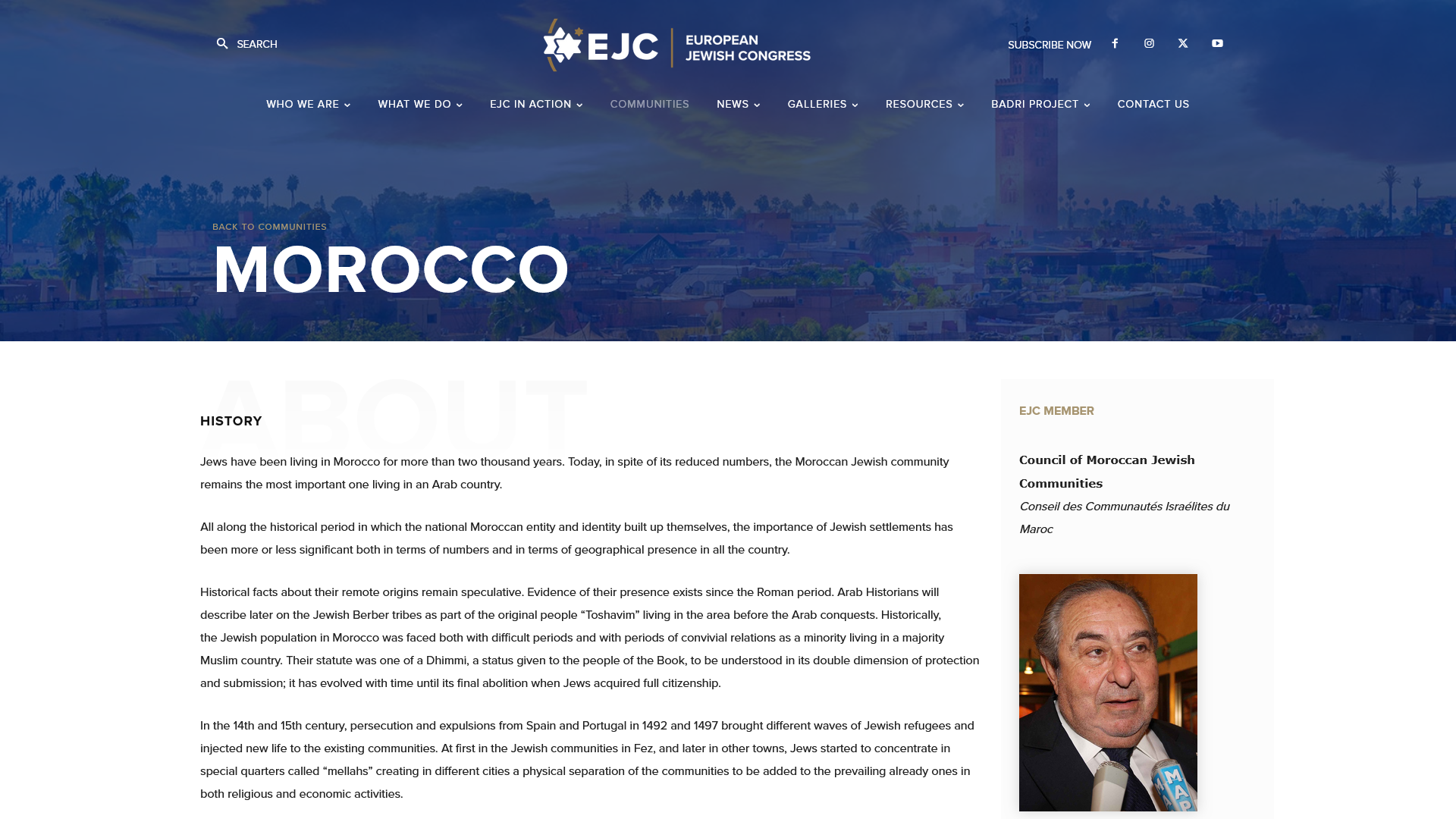 Morocco - European Jewish Congress