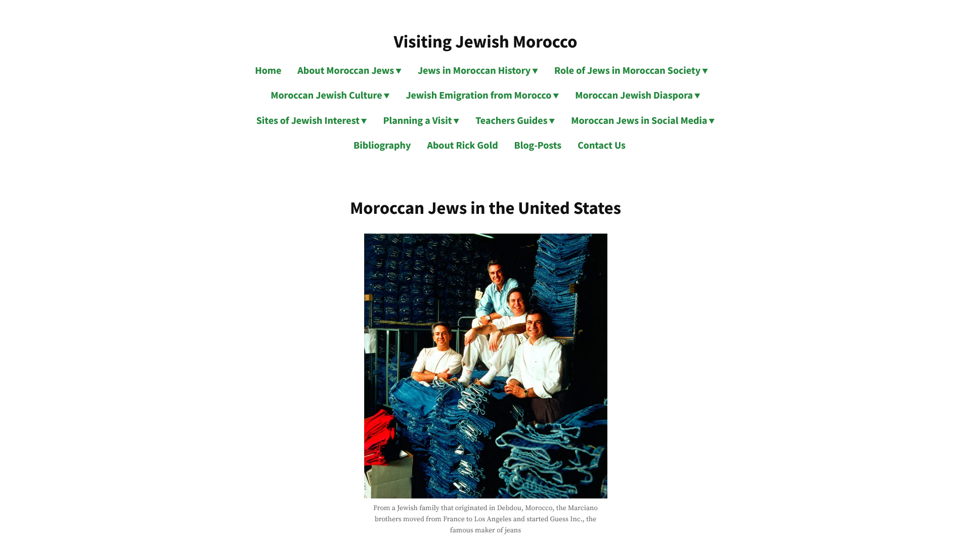 Moroccan Jews in the United States – Visiting Jewish Morocco