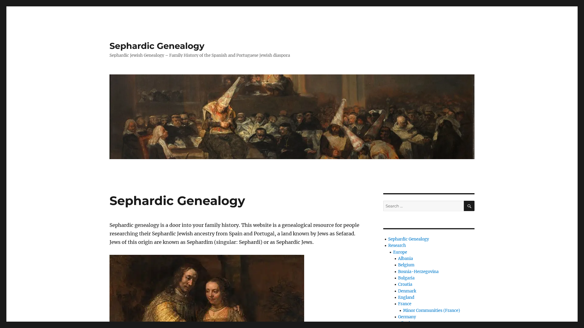 Sephardic Genealogy – Sephardic Genealogy