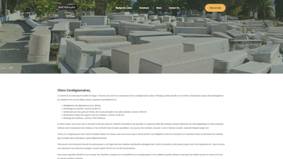 This webpage serves as the official platform for the Jewish Community Committee of Tangier, Morocco,